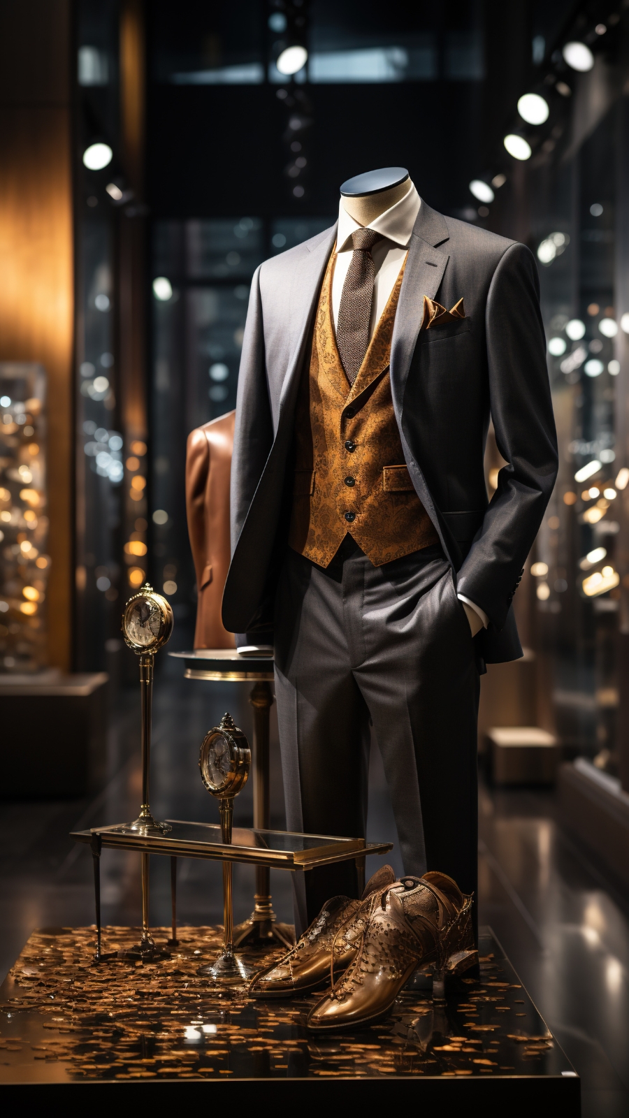 Gold Waistcoat Suit